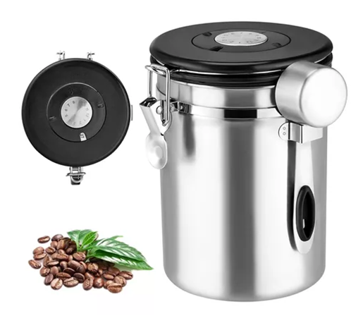 RECIPIENTES TARROS DE CAFE  HERME TICOS ALMACENAR GRANO 1.8L - 2