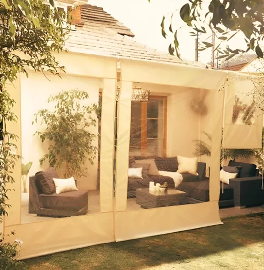 CORTINA ROLLER TERRAZA 1.00 X 2.50 BEIGE VINCENZI - 5