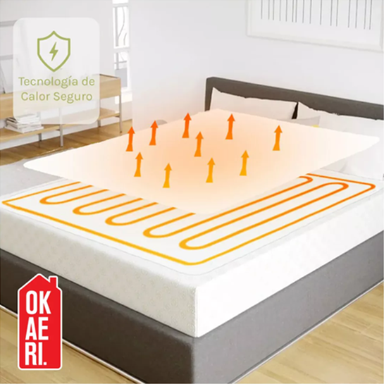 CALIENTA CAMA OKAERI 2 PLAZAS 140X160CM CON - 3