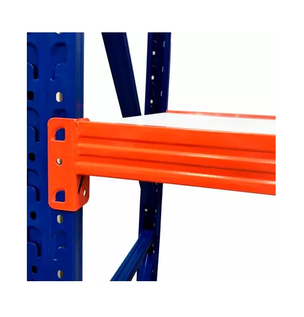ESTANTE METALICO RACK 200X200X60CM SIN PERNOS SOPORTA 800KG COLOR AZUL - 3