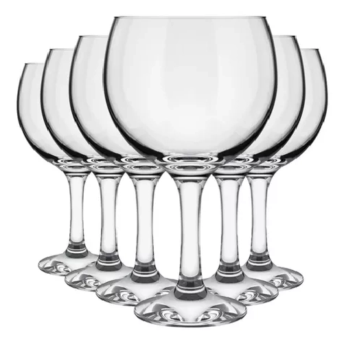SET DE 6 COPAS BALON PARA GIN TONIC, 600 ML, NADIR, COLOR CRISTAL - 2