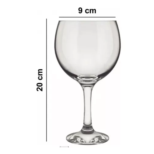 SET DE 6 COPAS BALON PARA GIN TONIC, 600 ML, NADIR, COLOR CRISTAL - 6