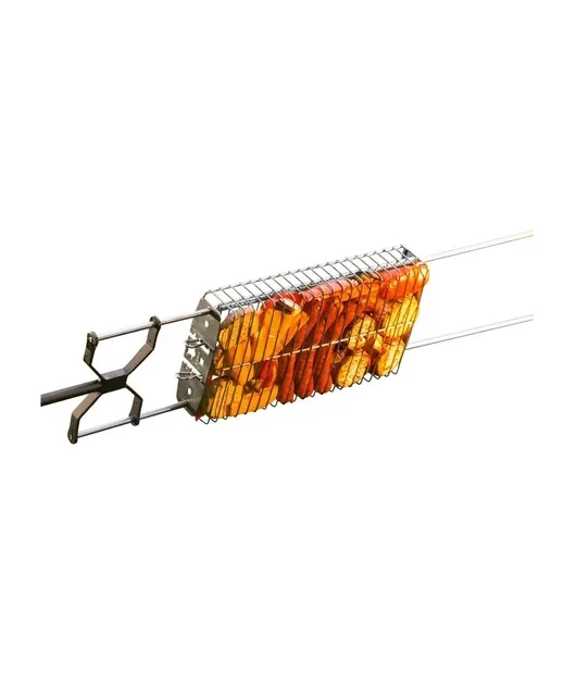 CANASTA O REJILLA DE ACERO INOX PARA ASAR ALIMENTOS - 1
