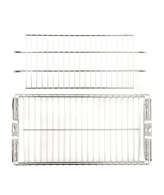 CANASTA O REJILLA DE ACERO INOX PARA ASAR ALIMENTOS - 4