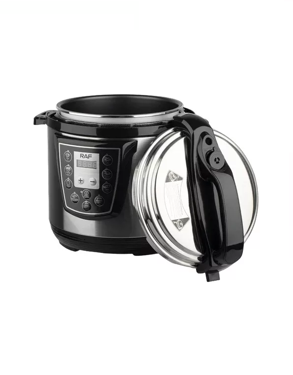 OLLA A PRESION ELE CTRICA MULTIFUNCIONAL 6L 1000W R-177, COLOR PLATEADO - 1