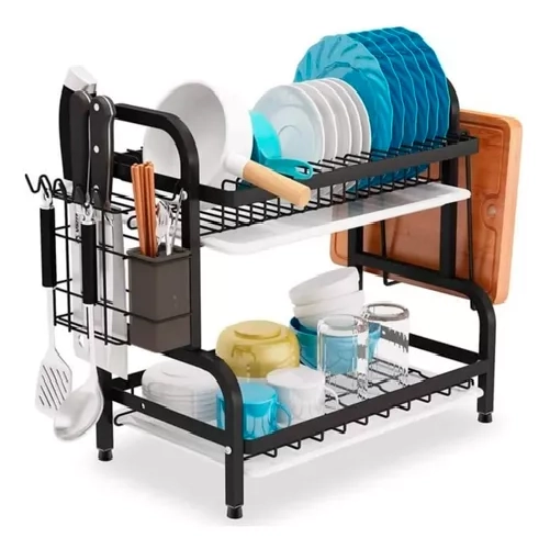 SECADOR ESCURRIDOR DE PLATOS, 2 NIVELES - 2