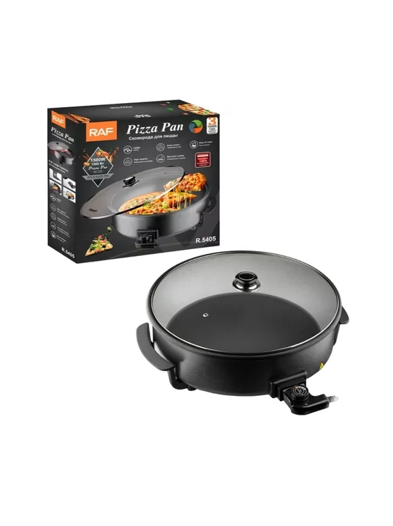 OLLA SARTE N MULTIFUNCIONAL ELE CTRICA R5405, PIZZA, PAELLA, COLOR GRIS OSCURO - 3