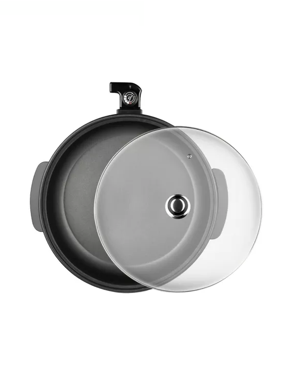 OLLA SARTE N MULTIFUNCIONAL ELE CTRICA R5405, PIZZA, PAELLA, COLOR GRIS OSCURO - 4