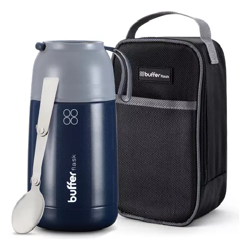 TERMO PARA COMIDA Y LIQUIDO BUFFER MULTIPROPOSITO, 630 ML, INCLUYE CUCHARA - 1