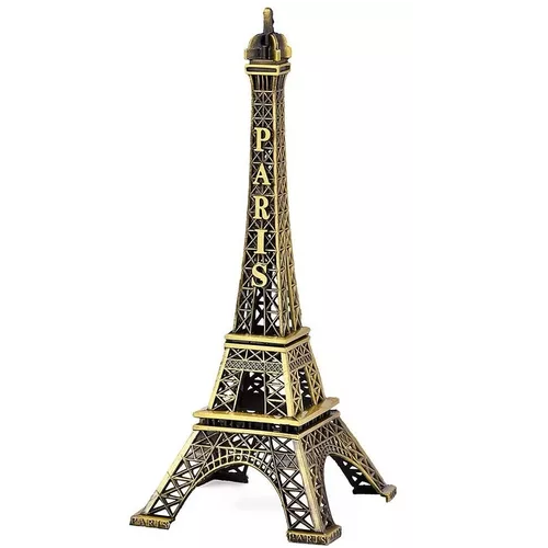 TORRE EIFFEL DE 32 CM, ADORNO, COLOR BRONCE - 1