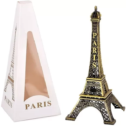 TORRE EIFFEL DE 32 CM, ADORNO, COLOR BRONCE - 2