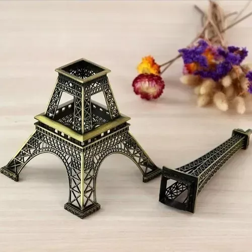 TORRE EIFFEL DE 32 CM, ADORNO, COLOR BRONCE - 3