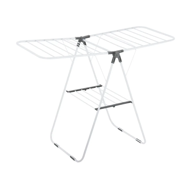 TENDEDERO PLEGABLE 156.5X58.5X95CM BLANCO BIGHOUSE - 1