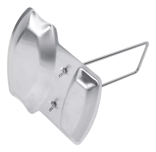 ESTANTE CON TAPA PARA OLLAS 1 PIEZA SOPORTE PARA CUCHARAS GRIS - 3