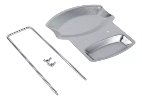 ESTANTE CON TAPA PARA OLLAS 1 PIEZA SOPORTE PARA CUCHARAS GRIS - 5