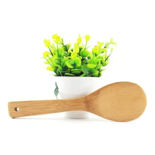 PACK DE 12 CUCHARAS DE MADERA DE BAMBU PARA COCINA, 30 CM - 3
