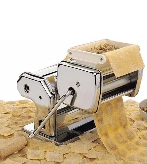 MAQUINA PARA HACER RAVIOLES PASTA CASERA MANUAL COLOR GRIS - 6