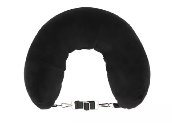ALMOHADA CUELLO RELLENABLE PARA VIAJES CON ANTIFAZ Y TAPONES - 1