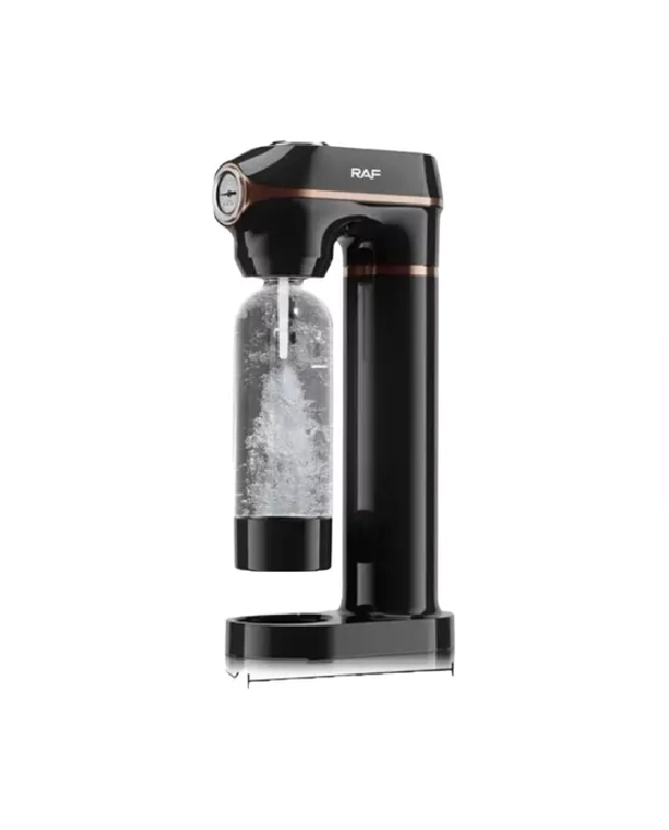MAQUINA PARA GASIFICAR AGUA, MAQUINA DE SODA, BEBIDAS R137, COLOR NEGRO - 1