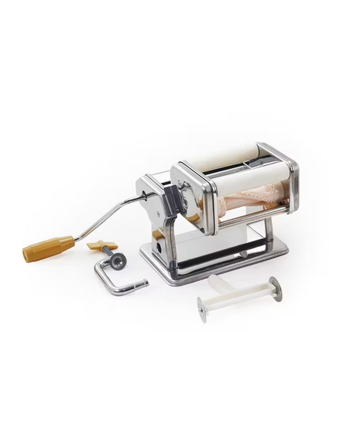 MAQUINA PARA HACER PASTA RAVIOLI COLOR ACERO - 1