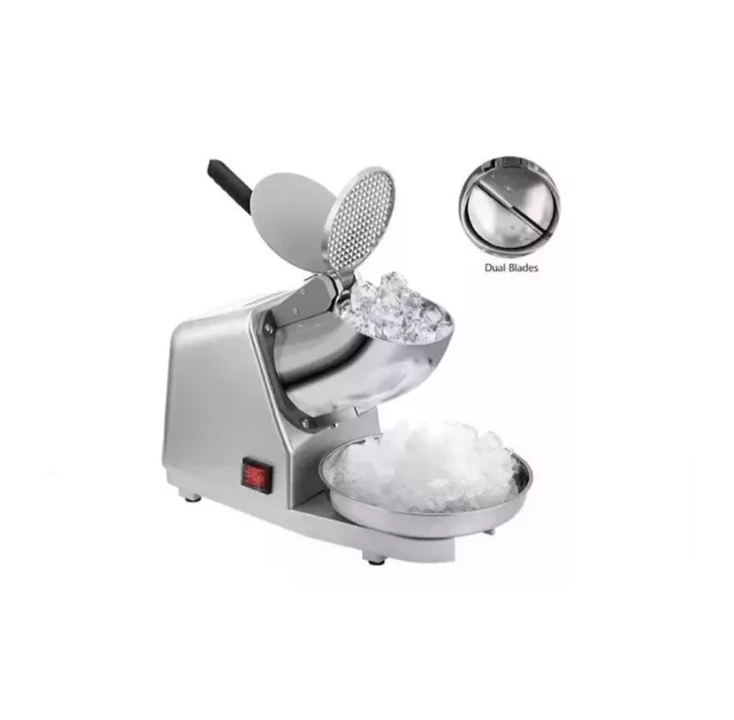 MAQUINA TRITURADORA MOLEDORA DE HIELO ELE CTRICA PICADOR PLATA - 2