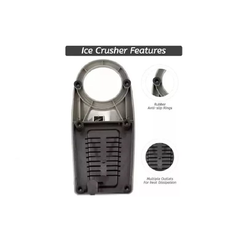 MAQUINA TRITURADORA MOLEDORA DE HIELO ELE CTRICA PICADOR PLATA - 4