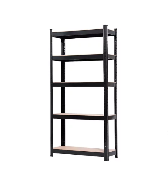ESTANTERIAS METALICAS RACK METALICO REPISAS EN COLOR NEGRO 180X90X40 - 1