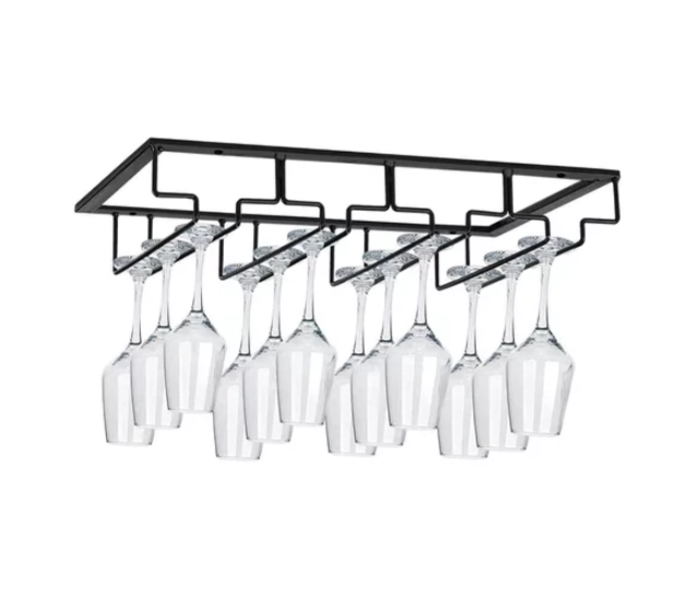 COLGADOR DE COPAS METAL CROMADO BAR ORGANIZACION - 2