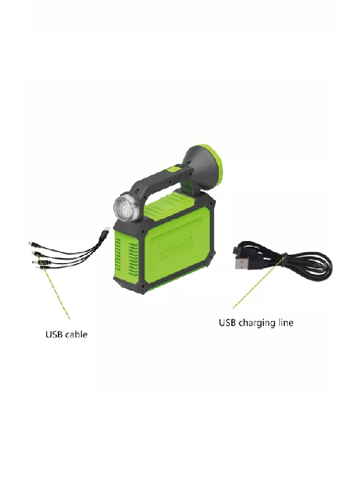 KIT SOLAR DE CAMPING Y EMERGENCIA, LUZ Y CARGADOR - 1