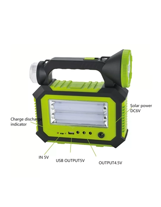 KIT SOLAR DE CAMPING Y EMERGENCIA, LUZ Y CARGADOR - 5