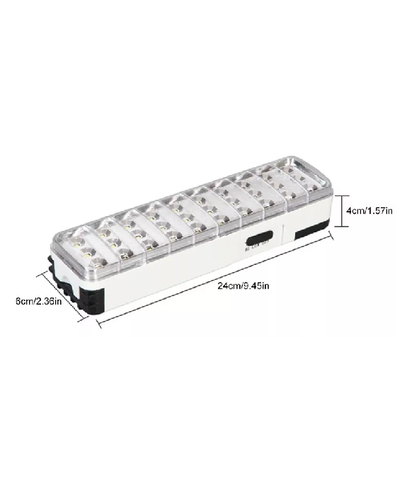 LAMPARA RECARGABLE LUZ 30W EMERGENCIA FOCO LED PORTATIL EOLAND - 6