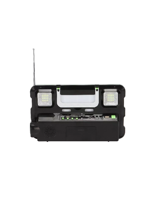 KIT SOLAR EMERGENCIA CAMPING, AMPOLLETA LED, FM RADIO, MP3 - 1