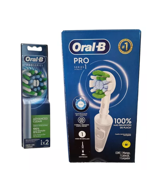 CEPILLO DE DIENTES ELE CTRICO ORAL-B PRO 1 CON CABEZAL REDONDO - 3