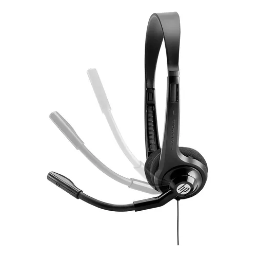 AUDIFONOS HP, ALAMBRICOS, BOOM 150 MIC HEADSET, COLOR NEGRO - 2