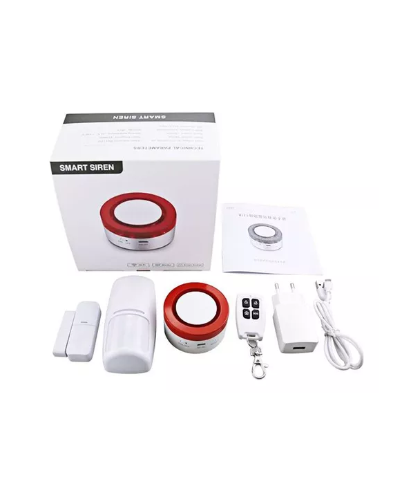 KIT SISTEMA DE ALARMA INTELIGENTE WIFI CON SIRENA - 4