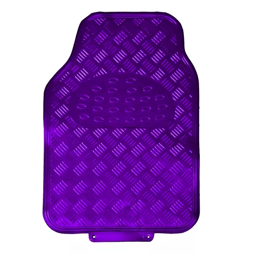 ALFOMBRA CUBRE PISO METALICO PARA MUJER, SET DE 4 PIEZAS, AUTO TUNING, COLOR VIOLETA - 2