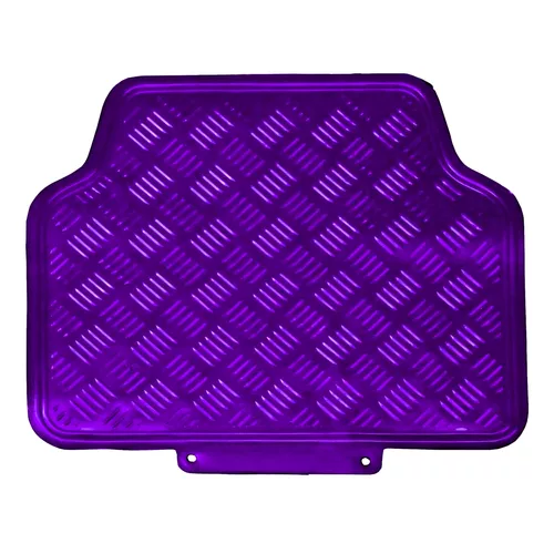 ALFOMBRA CUBRE PISO METALICO PARA MUJER, SET DE 4 PIEZAS, AUTO TUNING, COLOR VIOLETA - 3