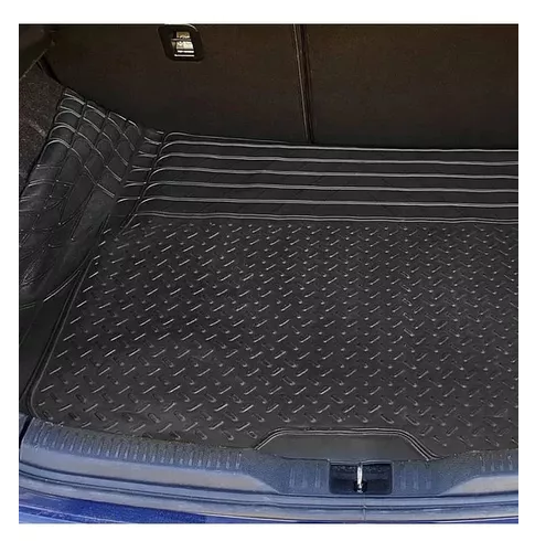 ALFOMBRA CUBRE MALETERO DE GOMA PARA AUTOS Y SUV, UNIVERSAL, COLOR NEGRO - 2