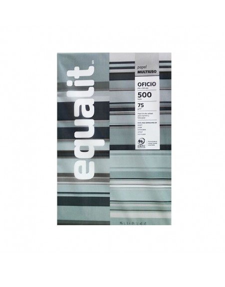 RESMA OFICIO EQUALIT 500 HOJAS EN COLOR BLANCO - 2