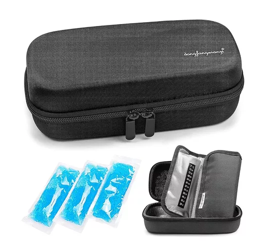 BOLSO COOLER PARA INSULINA DIABE TICOS, INCLUYE 4 HIELOS - 2
