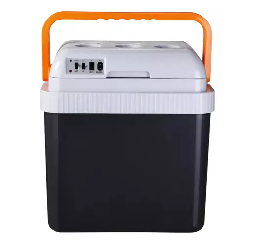 COOLER ELE CTRICO 24 L, 12V PARA AUTOS O ENCHUFE AC/DC, COLOR GRIS - 1