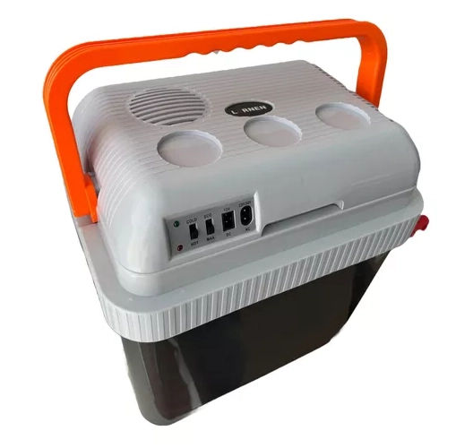 COOLER ELE CTRICO 24 L, 12V PARA AUTOS O ENCHUFE AC/DC, COLOR GRIS - 8
