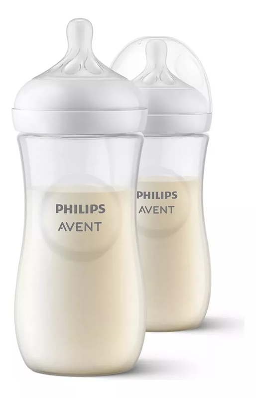 MAMADERAS NATURAL RESPONSE PHILIPS AVENT SCY906/02 3M+ 330ML EN COLOR BLANCO - 1