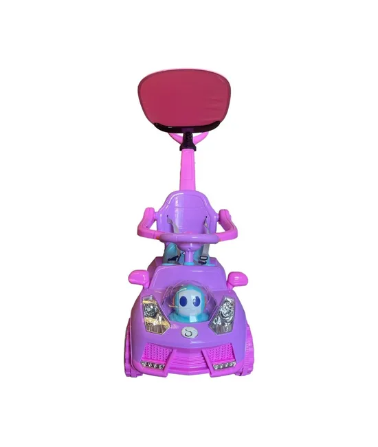 CORREPASILLO EN AUTO NIÑA Y NIÑOS ANDADOR TECHO MORADO - 1