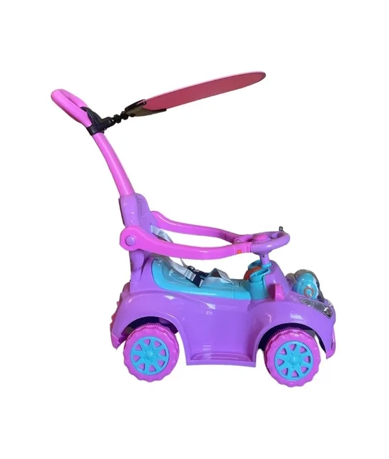 CORREPASILLO EN AUTO NIÑA Y NIÑOS ANDADOR TECHO MORADO - 2