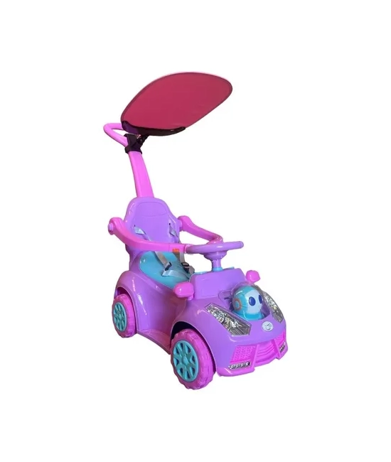 CORREPASILLO EN AUTO NIÑA Y NIÑOS ANDADOR TECHO MORADO - 3