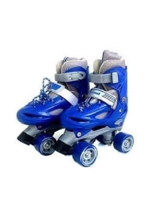 PATIN 4 RUEDAS + SET PROTECCION TALLA 25-28, AZUL - 4