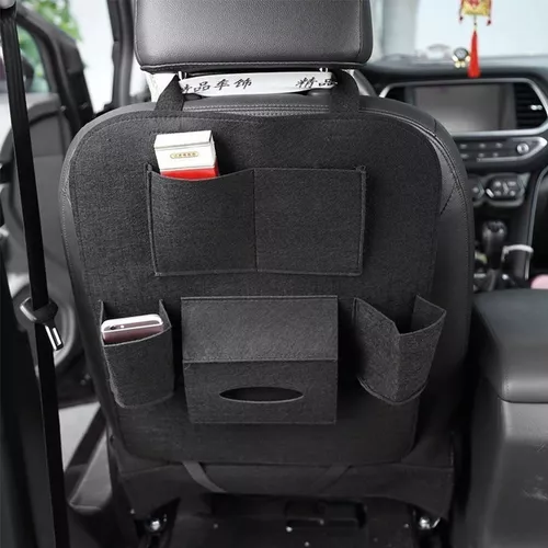 ORGANIZADOR BOLSO PARA ASIENTO DE AUTO, COLOR EN COLOR NEGRO - 4