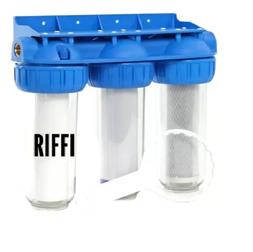 FILTRO AGUA 3 ETAPAS ANTISARRO ABLANDADOR 10 PULGADAS 5 MICRAS - 2