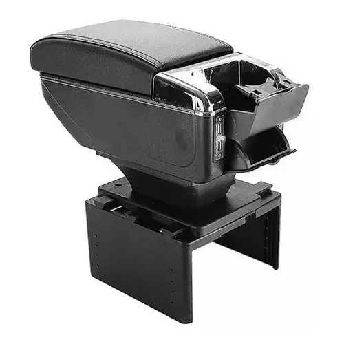 APOYA BRAZOS UNIVERSAL PARA AUTO, BASE EXTENSIBLE, 7 PUERTOS USB, COLOR EN COLOR NEGRO - 1